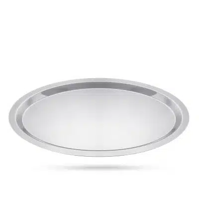 Rozsdamentes acél ovális tálca 46 cm