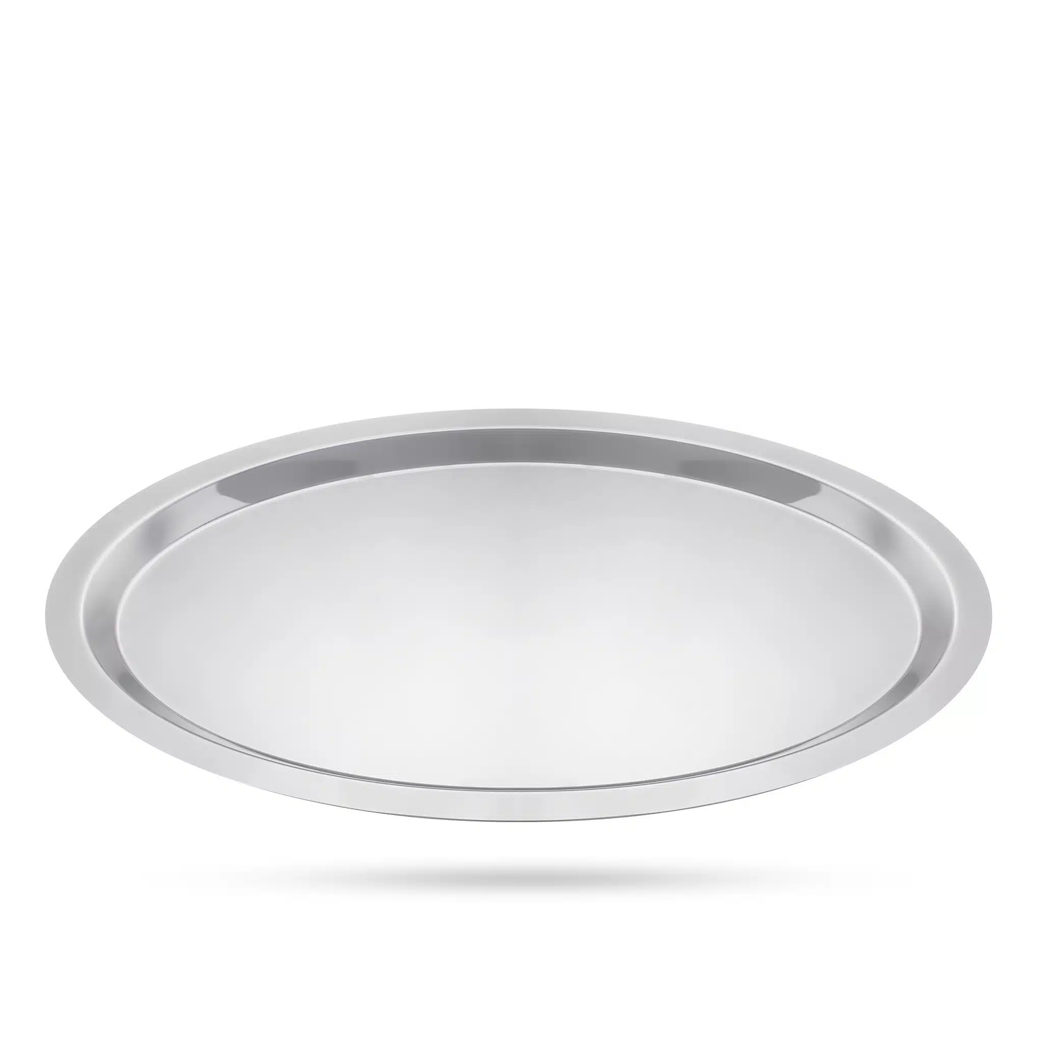 Rozsdamentes acél ovális tálca 46 cm