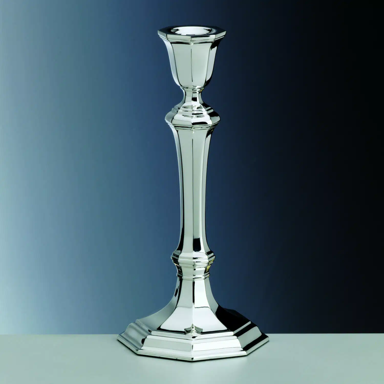 Ezüst gyertyatartó 19 cm