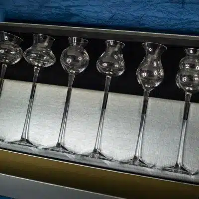 Ručne fúkané degustačné poháre 65 ml set 6 kusov