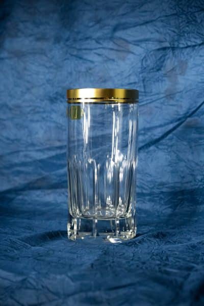 Krištálové brúsené poháre 380 ml set 6 kusov