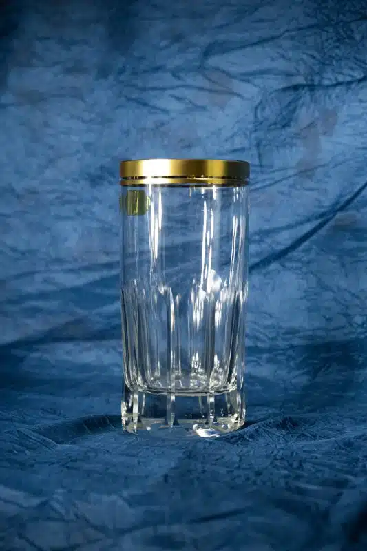 Vágott kristálypoharak 380 ml-es 6 darabos készlet