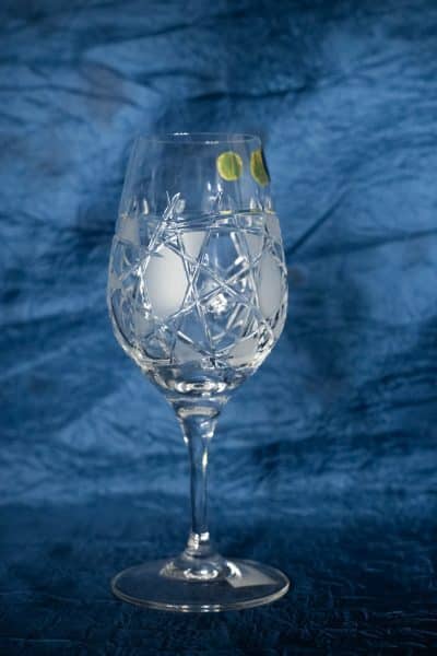 Krištálové brúsené poháre 350 ml set 6 kusov