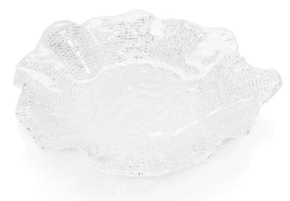 Tányér FOL átlátszó D27 cm