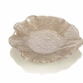 Tányér FOL teknős fém D28 cm