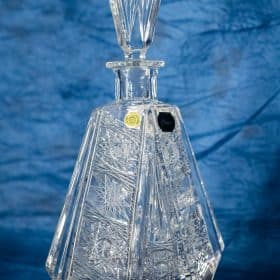 Crystal cut kulacs whiskys üveg 500 ml
