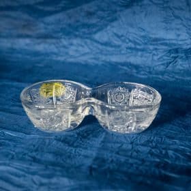 Crystal vágott só-borsszóró 12 cm