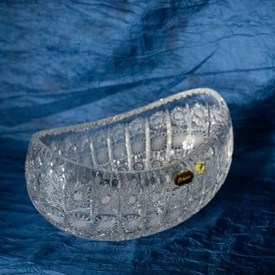 Krištálová brúsená miska 30 cm