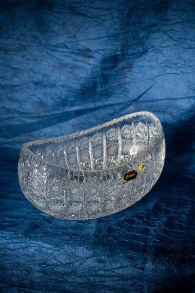 Krištálová brúsená miska 30 cm