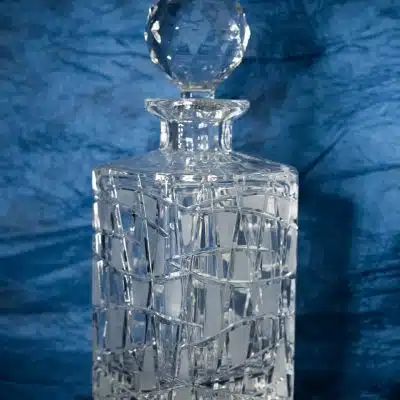 Krištáľová brúsená whisky fľaša 800 ml