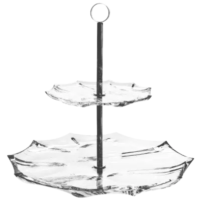 Miska Calyp two tier plate 33 cm