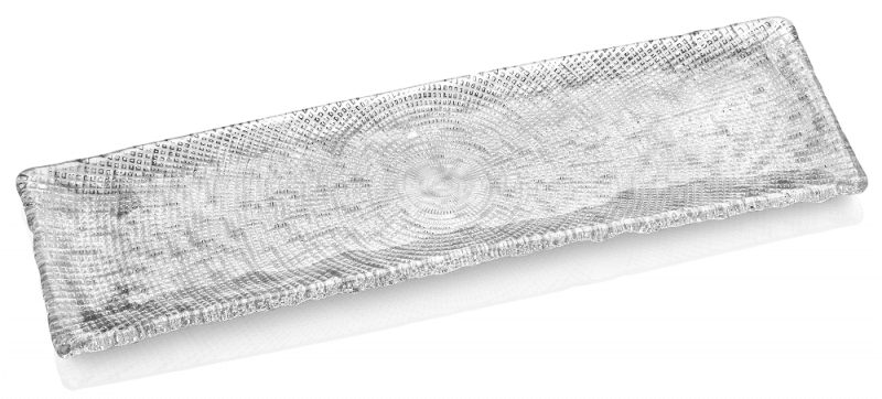 Podnos DIAMAN číry 31 x 12,5 cm H1,5 cm