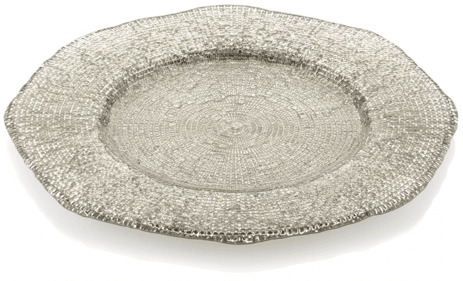 Tányér DIAMAN bézs D34 cm H2 cm