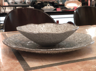 Misa DIAMAN béžová D18 cm H5,5 cm