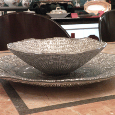 Misa DIAMAN béžová D18 cm H5,5 cm