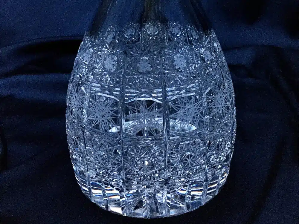 Krištáľová brúsená fľaša 1000 ml