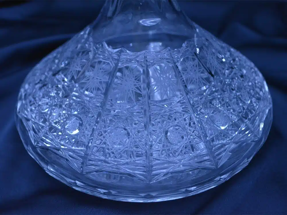 Krištáľová brúsená fľaša 850 ml