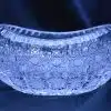 Krištálová brúsená miska gondola 15 cm