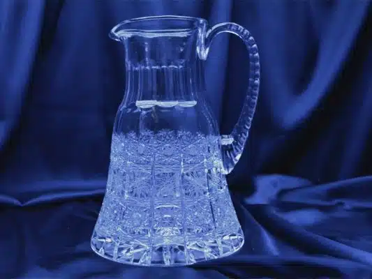 Vágott kristály kancsó 1200 ml