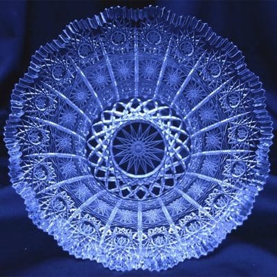 Krištálová brúsená miska 20 cm