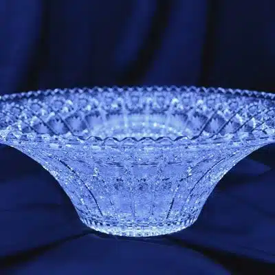 Krištálová brúsená miska 36 cm