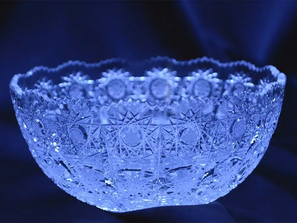 Krištálová brúsená miska 14 cm