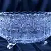 Krištálová brúsená miska 26 cm