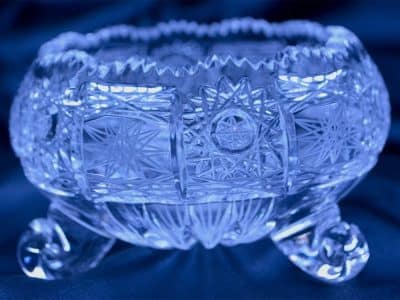 Krištálová brúsená miska 11 cm