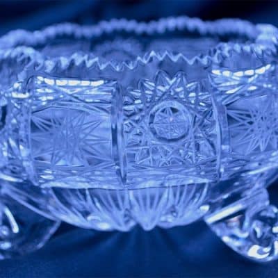 Krištálová brúsená miska 11 cm
