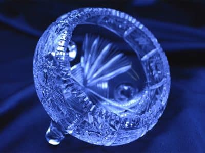 Krištálová brúsená miska 11 cm