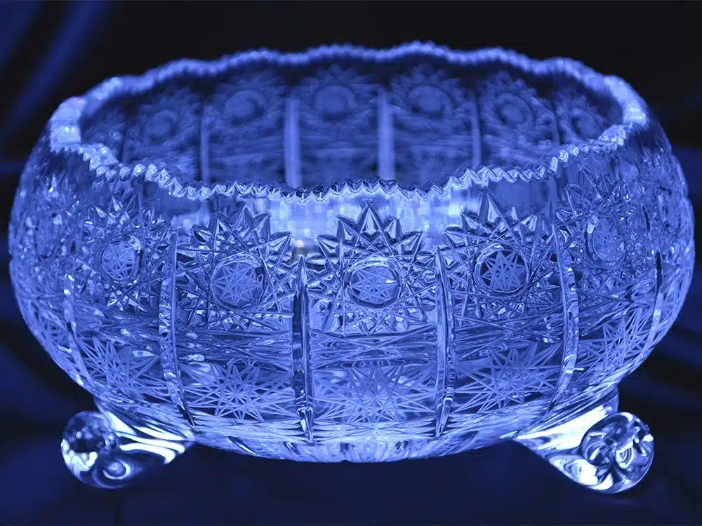 Krištálová brúsená miska 20 cm