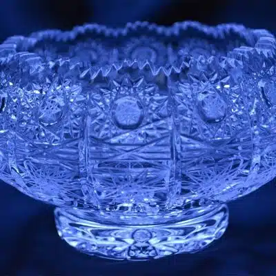 Krištálová brúsená miska 13 cm