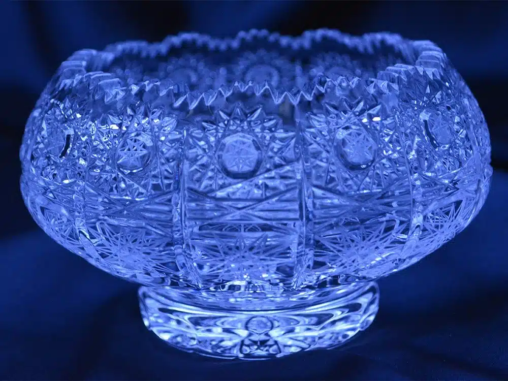 Krištálová brúsená miska 13 cm