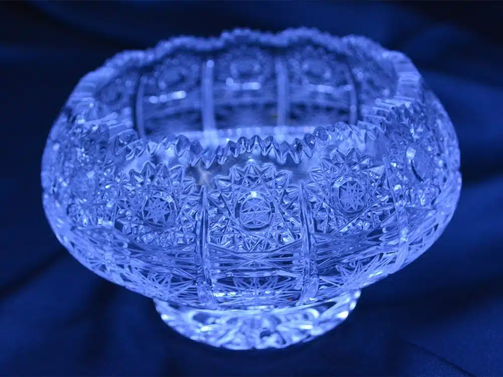 Krištálová brúsená miska 13 cm
