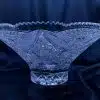 Krištálová brúsená miska 29,5 cm