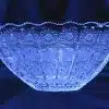 Krištálová brúsená miska 25 cm