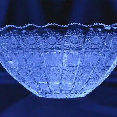 Krištálová brúsená miska 25 cm