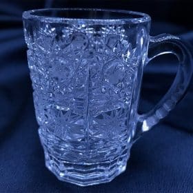 Kristálycsiszolású kávéscsészék 75 ml-es 6 darabos készlet