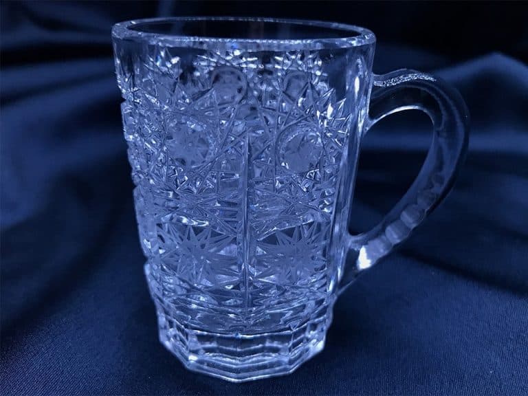 Kristálycsiszolású kávéscsészék 75 ml-es 6 darabos készlet