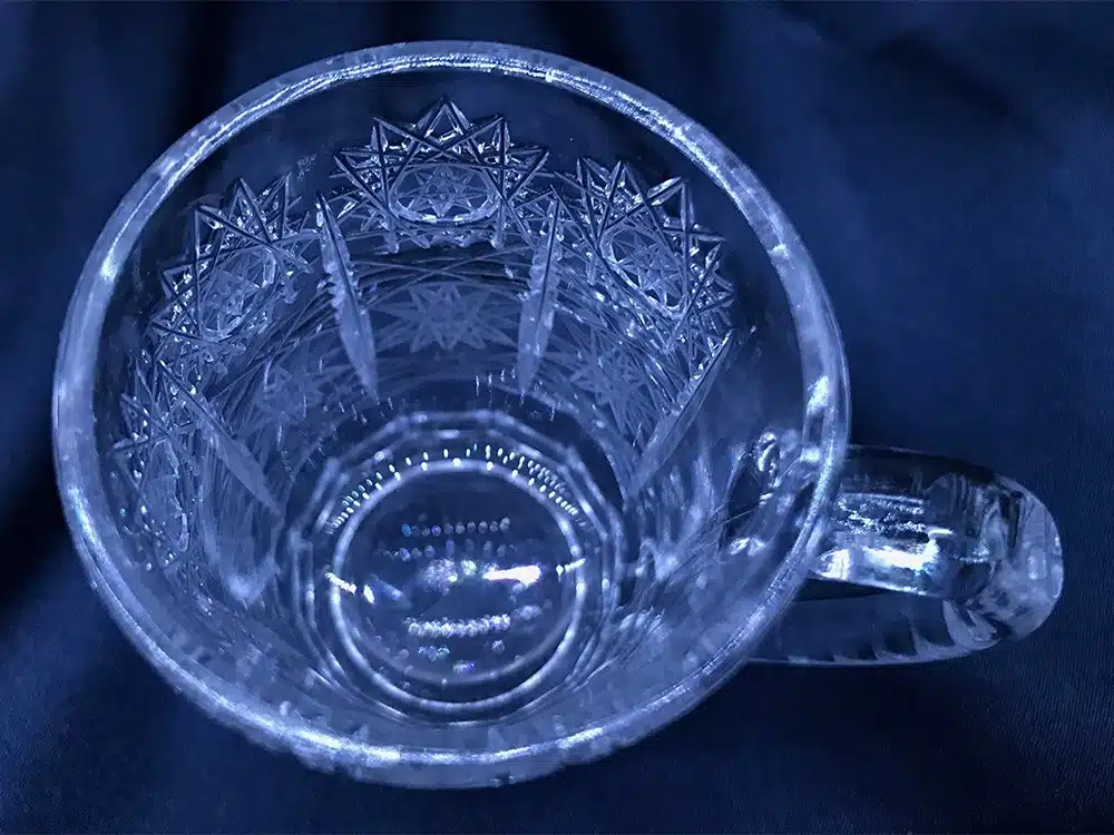 Krištálová brúsená šálka na kávu 75 ml