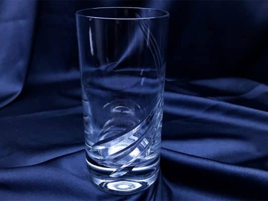Vágott kristálypoharak 380 ml-es 6 darabos készlet