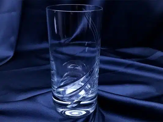 Vágott kristálypoharak 380 ml-es 6 darabos készlet