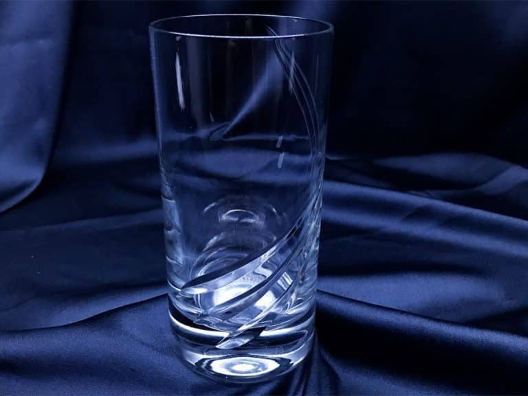 Vágott kristálypoharak 380 ml-es 6 darabos készlet