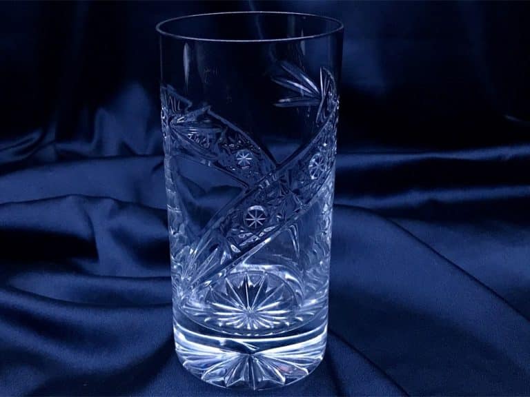 Vágott kristálypoharak 380 ml-es 6 darabos készlet