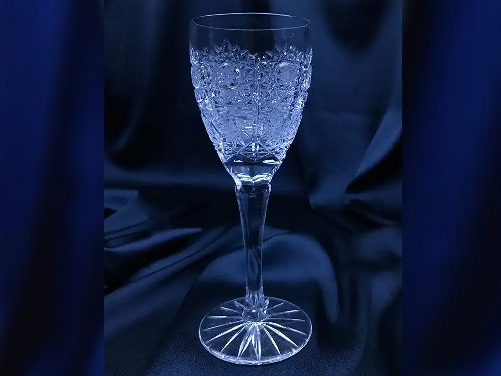 Krištálové brúsené poháre 70 ml set 6 kusov
