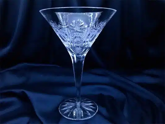 Kristálycsiszolású poharak 250 ml-es 6 darabos készlet