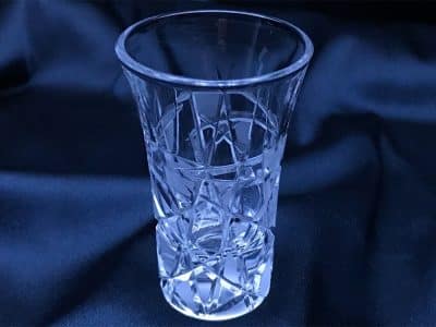 Krištálové brúsené poháre 50 ml set 6 kusov