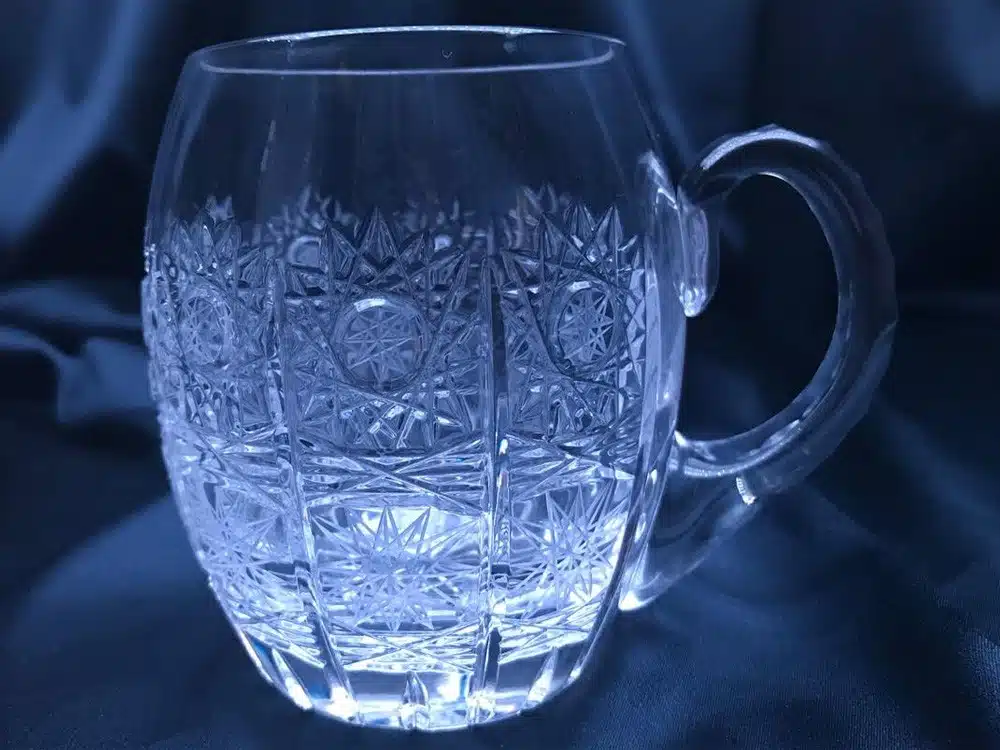 Krištálové brúsené poháre 300 ml set 6 kusov
