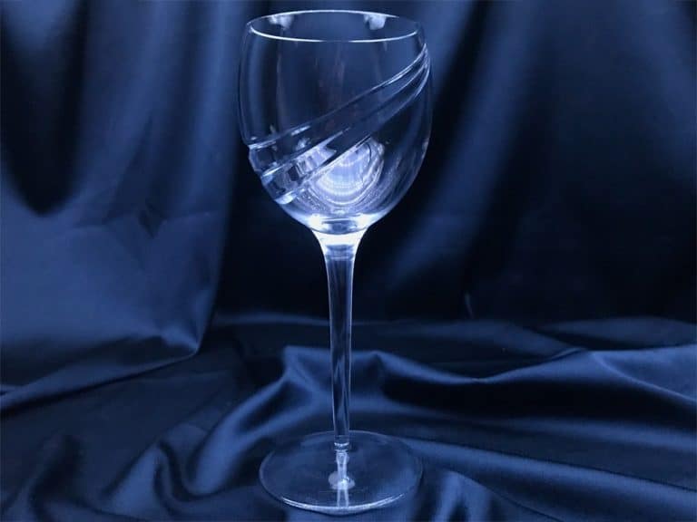 Kristálycsiszolású poharak 370 ml-es 6 darabos készlet