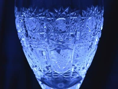 Krištálové brúsené poháre 220 ml set 6 kusov